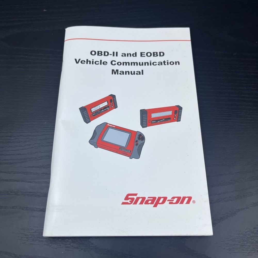 Snap-On MT2500 OBD-II & EOBD Vehicle Communication Manual‎